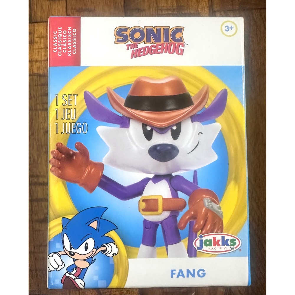 New Jakks‎ Pacific Sonic The Hedgehog 2.5 Mini Classic FANG Action Figure Gamer